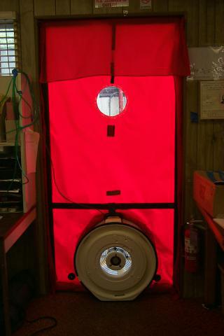 Blower door